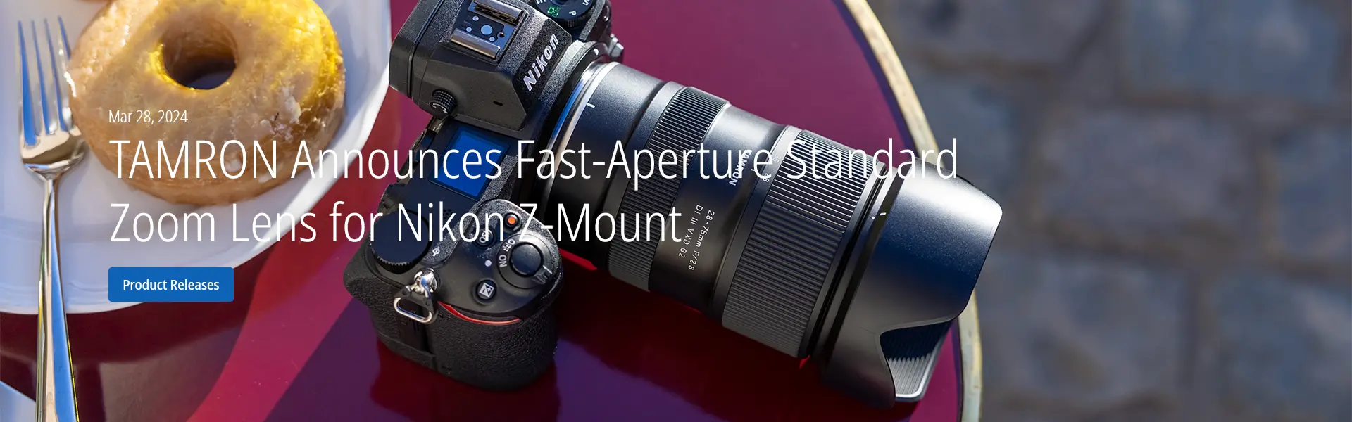 TAMRON Announces Fast-Aperture Standard Zoom Lens for Nikon Z-Mount