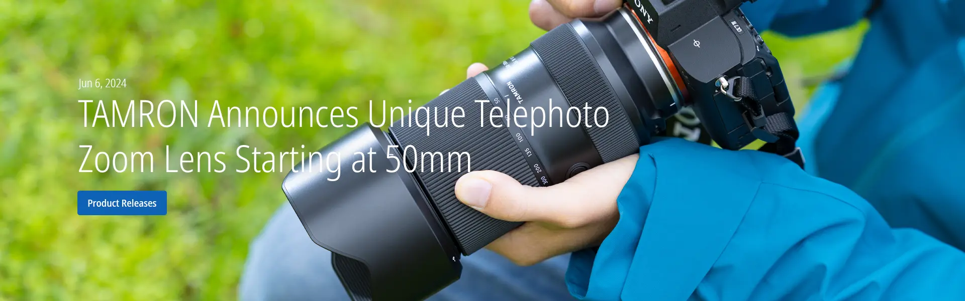 TAMRON Announces Unique Telephoto Zoom Lens Starting at 50mm