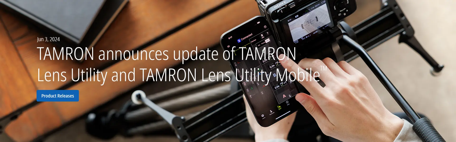 TAMRON announces update of TAMRON Lens Utility and TAMRON Lens Utility Mobile