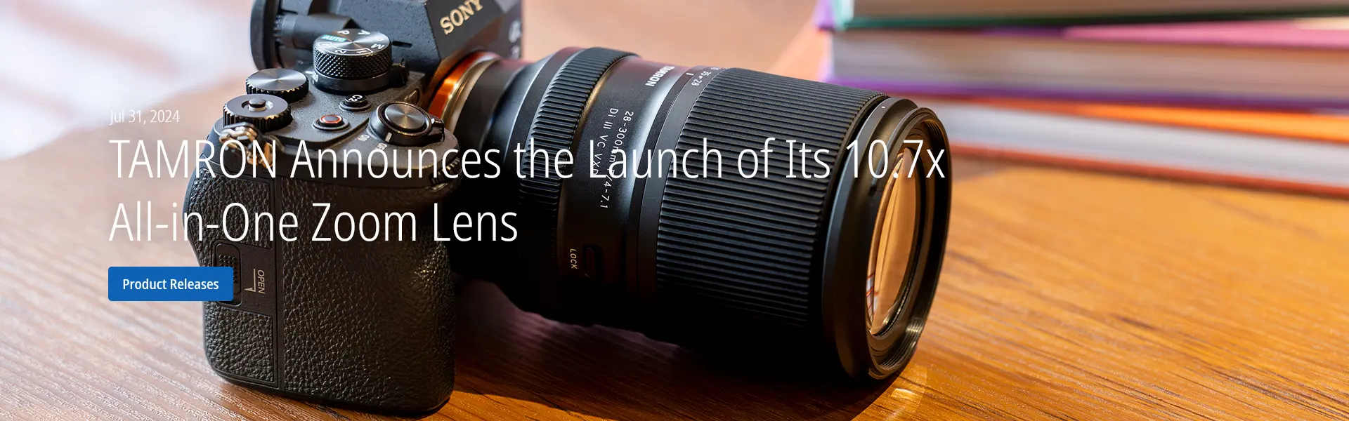 TAMRON Announces the Launch of Its 10.7x All-in-One Zoom Lens