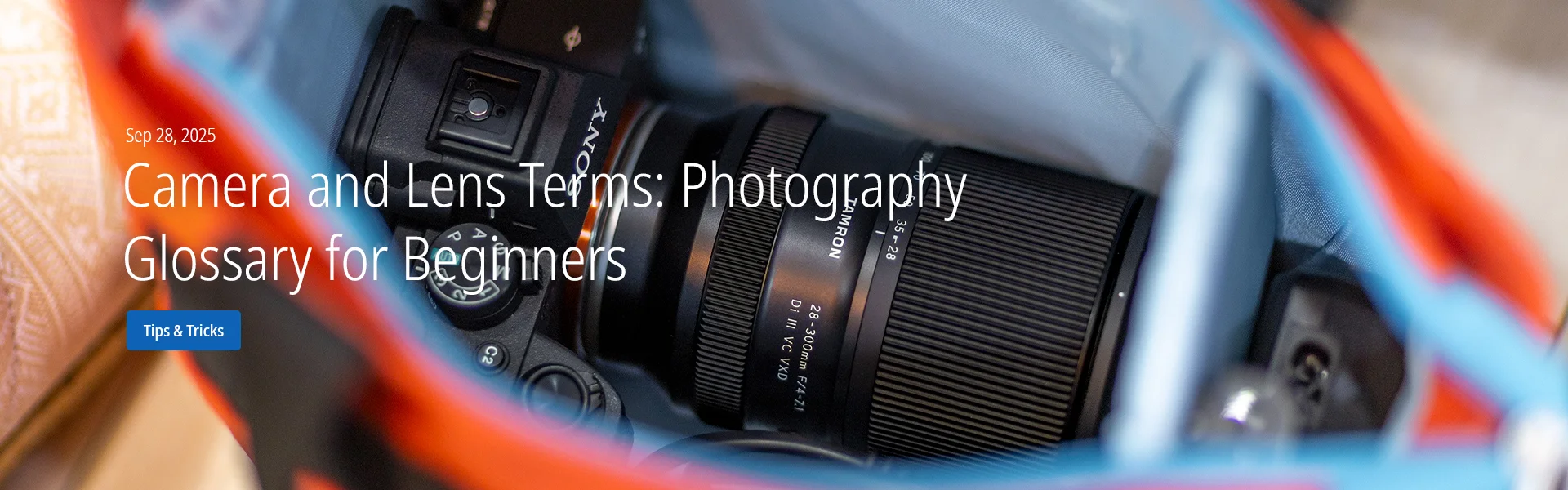 Camera and Lens Terms: Photography Glossary for Beginners