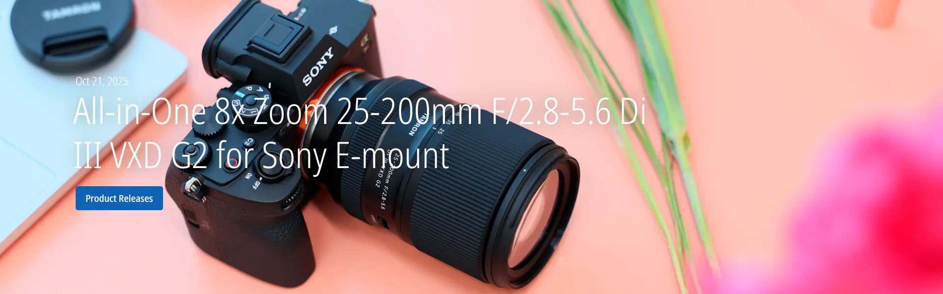 All-in-One 8x Zoom 25-200mm F/2.8-5.6 Di III VXD G2 for Sony E-mount