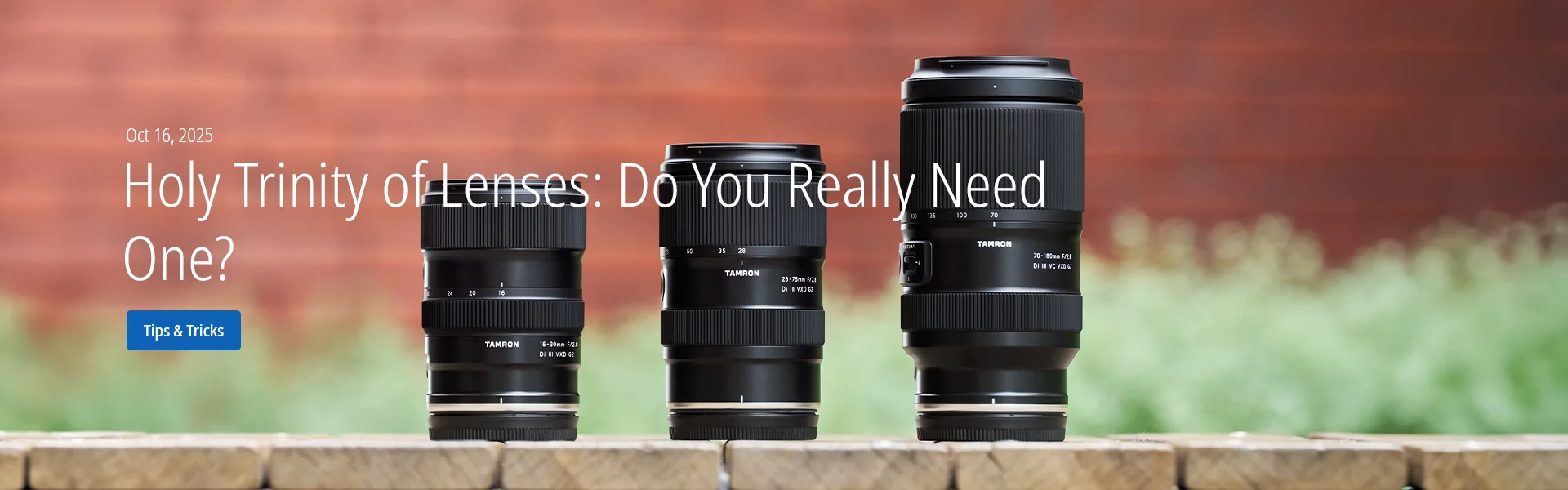 Holy Trinity of Lenses: Do You Really Need One?