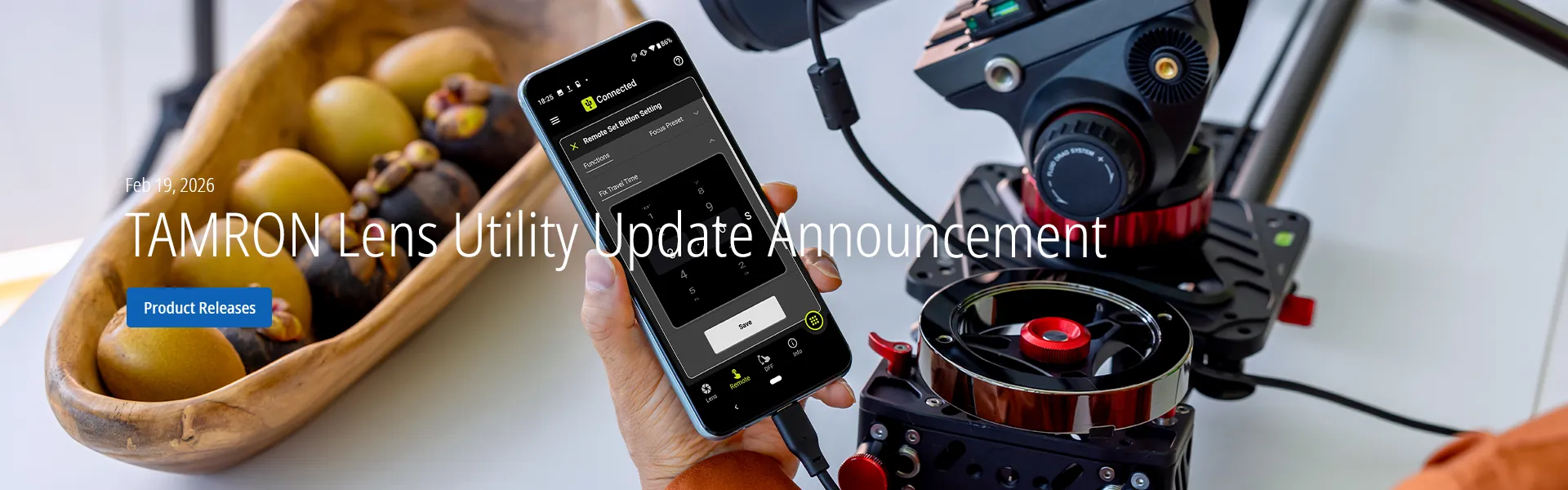 TAMRON Lens Utility Update Announcement