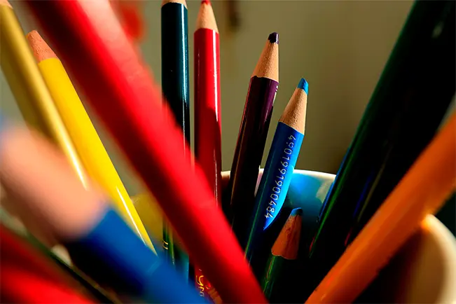 Colored pencils