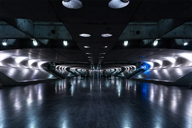 Modern interior space