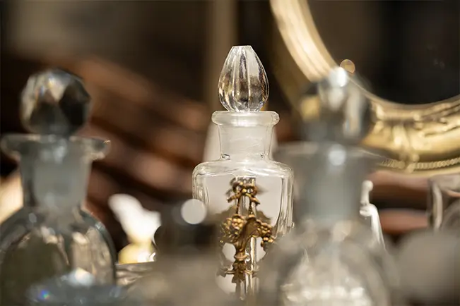 Decorative glass bottles